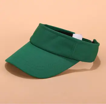 2019 Nuevo Top vacío hat 9 Colores de las Mujeres de los Hombres de Verano al aire libre del Deporte de la Visera Gorra Sombrero de color turquesa de limón lavanda protector solar cap