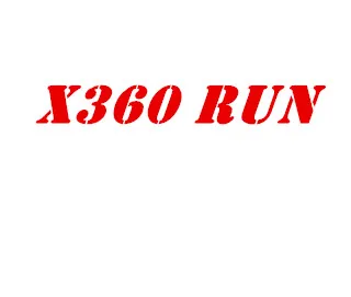 Nueva X360run X360&run X360 y ejecutar v1.0 v1.1 amarillo rojo