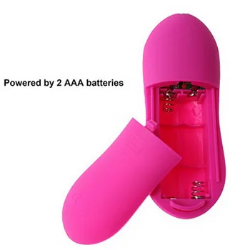 APHRODISIA 10 Modos de Bala vibradora Multi-Velocidad Huevo Vibrador Masajeador de Alimentación Cable de Control Remoto Juguetes para la Mujer (Rosa)