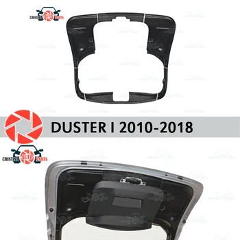Reborde de la tapa del maletero para el Renault Duster 2010-2018 accesorios cubierta protectora de la guardia de la puerta posterior de la decoración de protección de coche de estilo