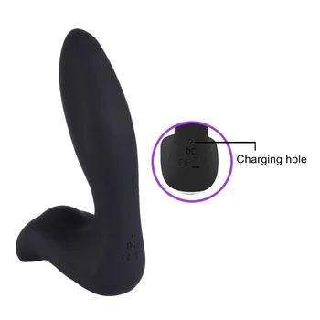 Control remoto Plug Anal máquina de Sexo Gay Juguetes eróticos Femeninos G-Spot Estimular Silicona Vibrador Masajeador de Próstata para los adultos