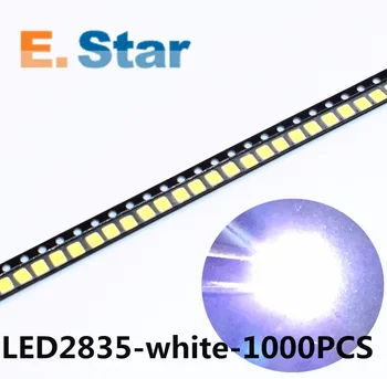 1000pcs 0.2 W SMD 2835 LED de la lámpara de Bolas 60ma 20-25lm Blanco/Blanco Cálido LED de SMD Granos Chip LED DC3.0-3.6 V para Todos los Tipos de Luz LED