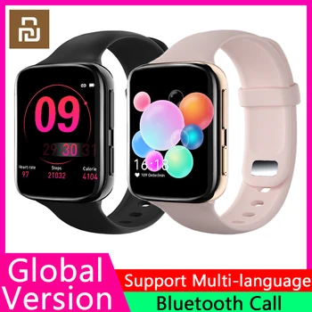 Youpin Global De La Versión De Reloj Inteligente Bluetooth Para Llamadas Smart Watch Hombres Mujer Impermeable Del Deporte De Fitness Para Android Smartwatch De Apple