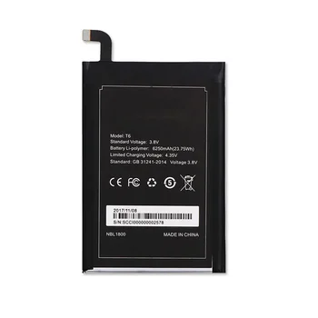 Homtom HT6 Batería 6250mAh Nuevo accesorio de Sustitución de acumuladores Para Homtom HT6 & DOOGEE T6 Teléfono Celular