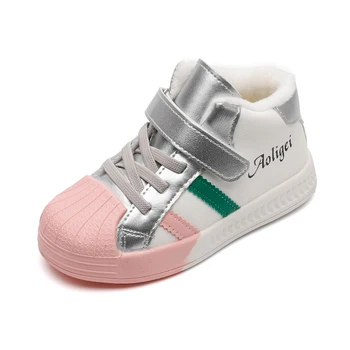 Los niños pequeños zapatos para niñas niños niños zapatos casual 2020 invierno nueva llegada caliente botas de moda encantador de 1-5 años de edad tamaño 21-30