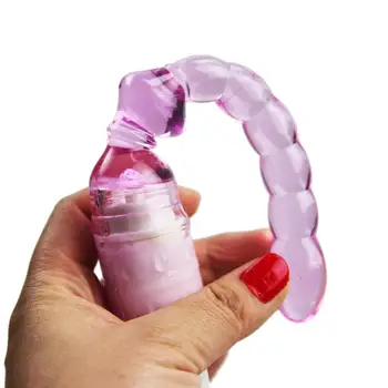 Candiway perlas de vibración Sexo Anal Juguetes Cámaras de juguetes femenino sexo Adulto productos de masturbación sexo punto G palo Plug Vibrador