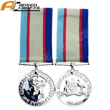WW2 Australia Servicio de 1939 1945 Medalla Militar