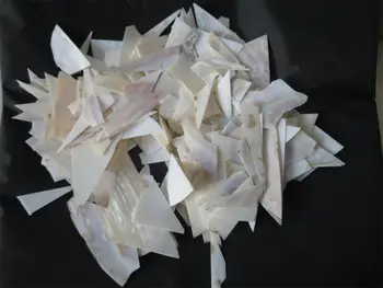 200g de forma irregular Incrustaciones de material de shell blanco madre de concha de perla blanco