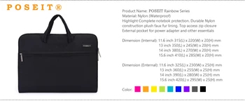 Notebook Tablet funda de transporte Bolsa de la Cubierta de Bolsa para Huawei Matebook D15 / Matebook D14 honor MagicBook 14 15 MateBook 13 14 XPro