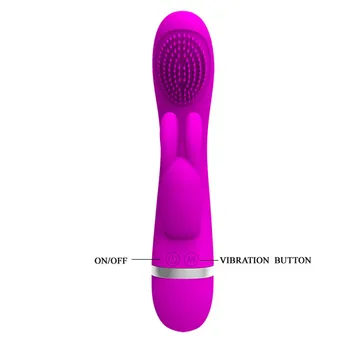 Juguetes eróticos 7 velocidades Clítoris irritación Conejo vibrador de Silicona G puntos de estimular el Masajeador de Juguetes para Adultos Para la Mujer el sexo de la máquina