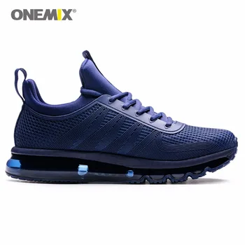 ONEMIX cojín de Aire zapatillas para Hombres Calzado Deportivo Transpirable KPU tejido Zapatillas de deporte al aire libre, Caminar Trotar zapatos de Entrenamiento