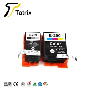 Tatrix 4PK T289 T290 E-289 E-290 China Premium de Color de inyección de tinta Compatible del Cartucho de la Impresora para Epson WorkForce WF-100